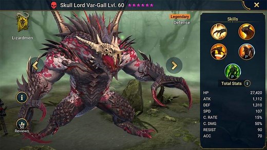 Skull Lord Var-Gall - HellHades - Raid Shadow Legends