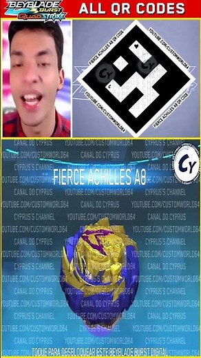 ALL QR CODES BEYBLADE BURST QUAD STRIKE