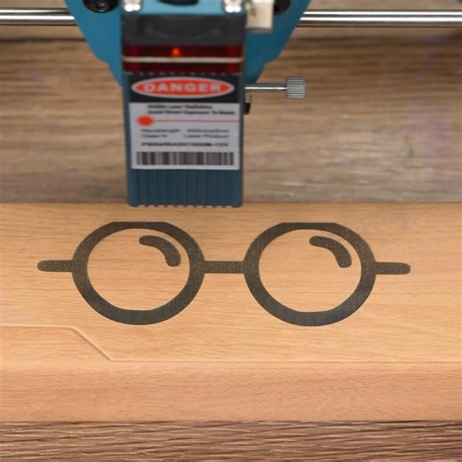 Decorate your eyeglass case🧐 From SCULPFUN C1 Mini Laser Engraver Speed: 4000mm/m power: 100% 👉: https://bit.ly/43xxk8K #SCULPFUNC1 #SCULPFUNC1MINI #SCULPFUNLASER #LASERENGRAVER #MINILASERENGRAVER #desktoplaser #sculpfun | Sculpfun