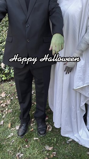 Spooky Frankenstein and Bride of Frankenstein Halloween Costumes