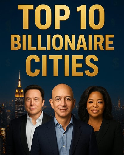 76K views · 2.7K reactions | Top 10 US Cities With the Most Billionaires #fblifestyle | TOP 10 | Facebook