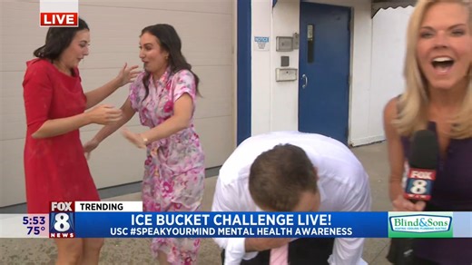 8K views · 69 reactions | WATCH: FOX 8 News takes on the Ice Bucket Challenge https://tinyurl.com/yautmfyu | Fox 8 News | Facebook