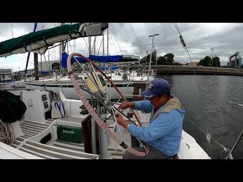 Raymarine Wheel autopilotのベルト切れ、交換。 Raymarine Wheel autopilot belt broken, replaced.