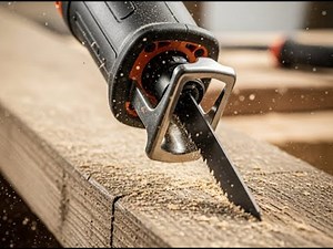 How to Cut Wood with a Reciprocating Saw