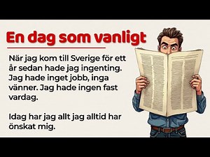 En dag som vanligt | Learn Swedish | Swedish Stories for Beginners (A1–A2)