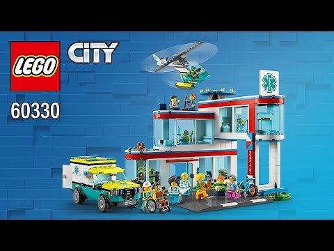 LEGO® City Hospital (60330)[816 pcs] Step-by-Step Building Instructions | Top Brick Builder