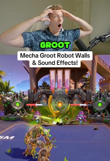Mecha Groot's Robot Walls and Sound Effects