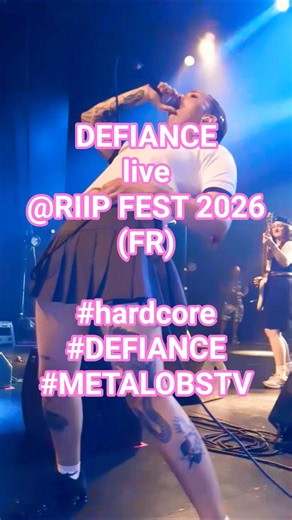 DEFIANCE live @riipfest 2026 (FR) #hxc #riipfest #riipfest #metalobstv