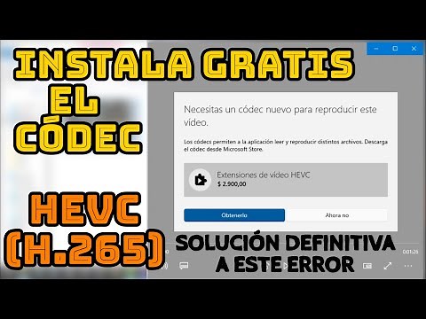 códec #HEVC (H.265) | Cómo instalar #gratis esta #extensión en windows