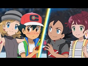 Pokémon Battle: Ash and Serena Vs Goh and Chloe