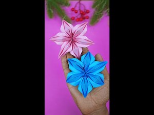 How to Make Paper Snowflake Easy | Snowflake Cutting Patterns | Origami Snowflake