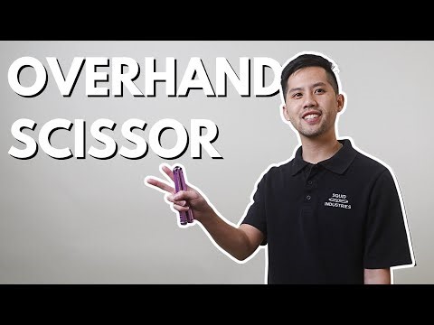 How to do an Overhand Scissor | Intermediate Balisong / Butterfly Knife Tutorial