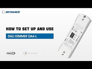 how SKYDANCE DALI Dimmer work with DALI Master? DA4-L