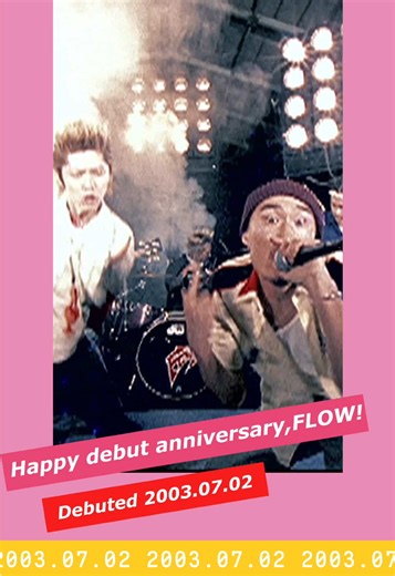 🎉Happy Debut Anniversary🌸 23 years ago today, FLOW made their debut! Let's celebrate in the comments! 📸 #FLOW - ♪ “GO!!!” TV anime