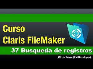CURSO FILEMAKER EN ESPAÑOL! | 37 Búsqueda de registros