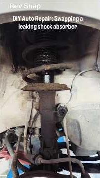 How to Replace a Leaking Suspension Strut! 🚗🔧 #shorts