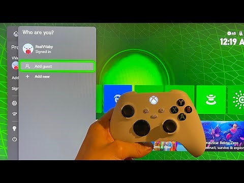 Xbox Series X/S: How to Create Guest Account Tutorial! (For Beginners) 2025