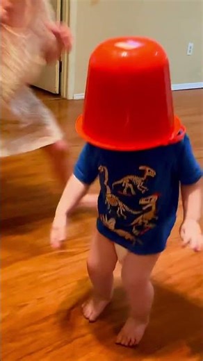 Dancing bucket head!