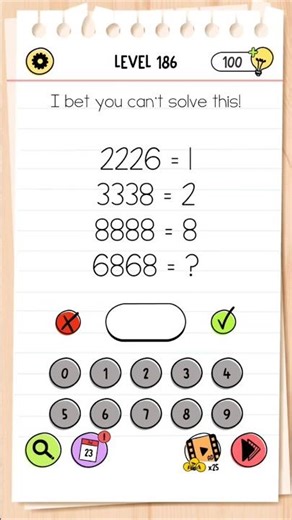 Brain Test All Star Level 186