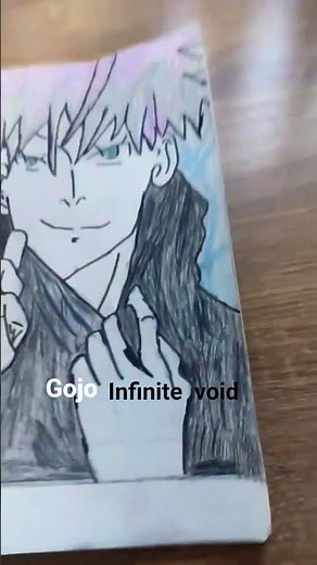 gojo domain expansion infinite void drawing