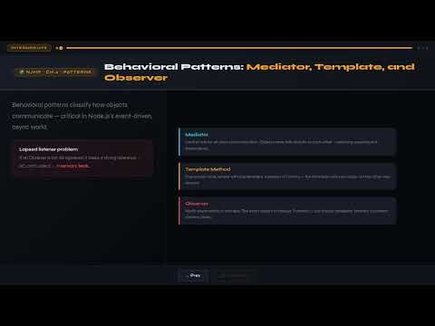 Node.js High Performance - Ch02: Structural & Behavioral Patterns