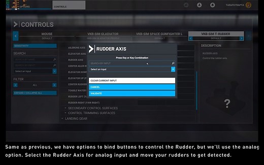 如何在微软模拟飞行2020中绑定VKB摇杆和脚舵