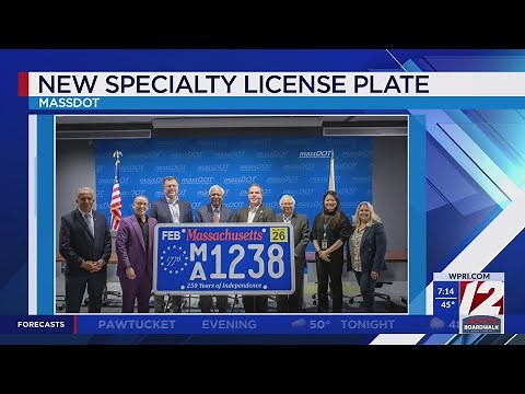 New ‘Massachusetts 250’ license plates now available
