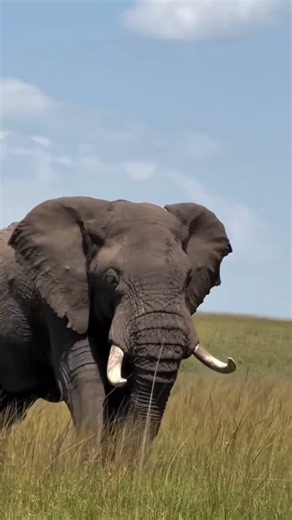 Un gran elefante espanta la manada de leones completa!🦁🐘 #yt #wildlife #viral #youtube #shorts