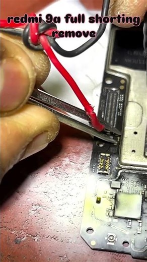 Redmi 9a full shorting remove #iphonerepair #mobilerepair #deadcardrepair #smartphonerepair #smart