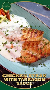 How to make Tarragon Sauce Steak at Home 😋 #reels #foryou #SuperChef | SuperChef