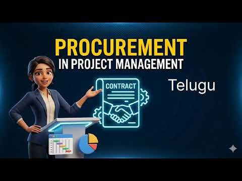 What is Procurement in Project Management?End-to-End Procurement Process in Projects Telugu