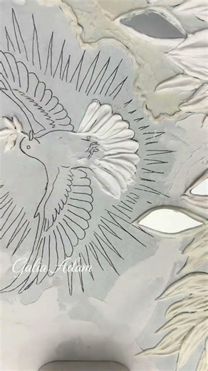 Creating A Dove Of Peace | Israel Map Artwork 🕊️