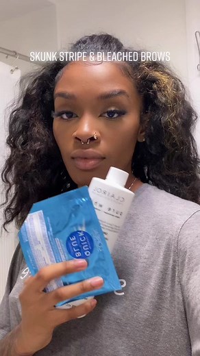 Bleaching Hair Tutorial: Skunk Stripe & Cheetah Brows
