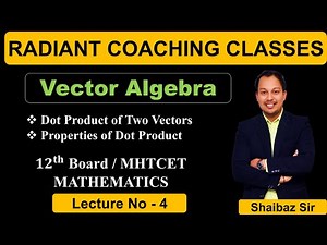 Vector(L-4) I Class 12th Maharashtra Board I Radiant Coaching Classes