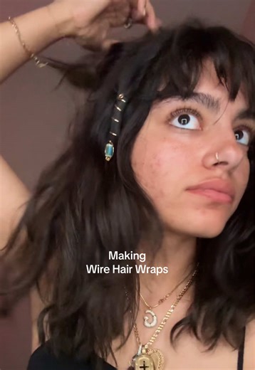 Creative Ideas for Wire Hair Wraps and Bead Designs