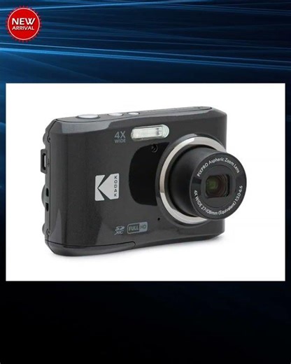 KODAK PIXPRO Friendly Zoom FZ45-BK 16MP Digital Camera with 4X Optical Zoom 27mm Wide Angle and 2...