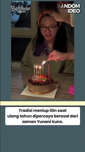 Tradisi tiup lilin saat ulang tahun ternyata sudah ada sejak ratusan tahun lalu! #ulangtahun