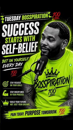 Tuesday Bosspiration 💯 | Kevin Gates – Success Starts With Self-Belief 🔥