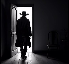 Cowboy Skull Stickers, 3 Pack ~ 4" x 3" Inch 100% Waterproof Vinyl Sticker Decal, Cowboy Gifts, Western Stickers for Truck Bumper, Motorcycle, Window (3)