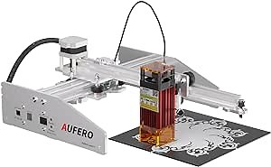 Aufero Laser 1 Laser Engraver, 1.6w Diode Laser Engraver, Laser Engraving Machine for Wood/Leather, 7.1x7.1 inch Engraving Area, Beginner-friendly Laser Engraving Machine