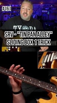 SRV - "Tin Pan Alley" Sliding Box 1 Trick #bluesguitar #guitarlessons #srv #stevierayvaughan #shorts