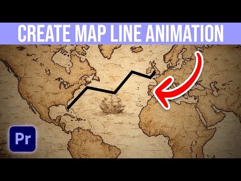 How To Create A Map Line Animation In Premiere Pro