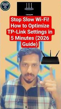 Stop Slow Wi-Fi! How to Optimize TP-Link Settings in 3 Minutes (2026 Guide) #TPLinkTether #tips #fyp