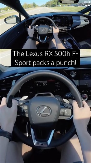 2025 Lexus RX 500h F Sport Performance Acceleration! #lexus #lexusrx #fsport #acceleration