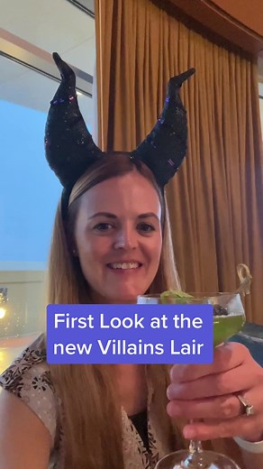 We got a first look at the new Top of the World Lounge Villains Lair at Walt Disney World! #disneyparks #disneyworld #villainslair #topoftheworld #baylaketower #villains #disneytiktok #hosted