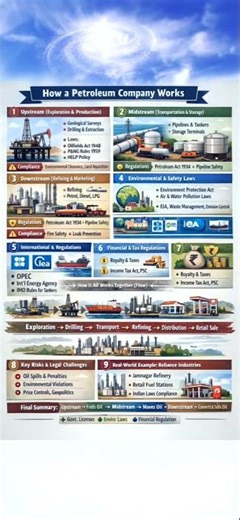 How a Petroleum Company Works