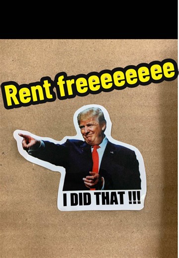 🇺🇸 Seeing these stickers all over NC. The same people that cry “eCoNoMy bAd” are spending their money buying stickers of Trump. Rent fweeeeeee living 😂 #trump #maga #president #usa