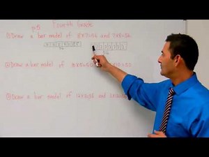 4th Grade Math Multiplication: Drawing Bar Models (Tape Diagrams)