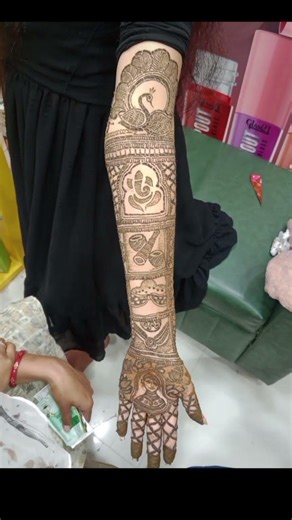 new bride mehandi#short#☺️