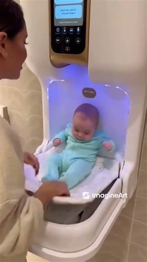 Dubai’s Baby Diaper Changing Machine Is Turning Heads 👶✨